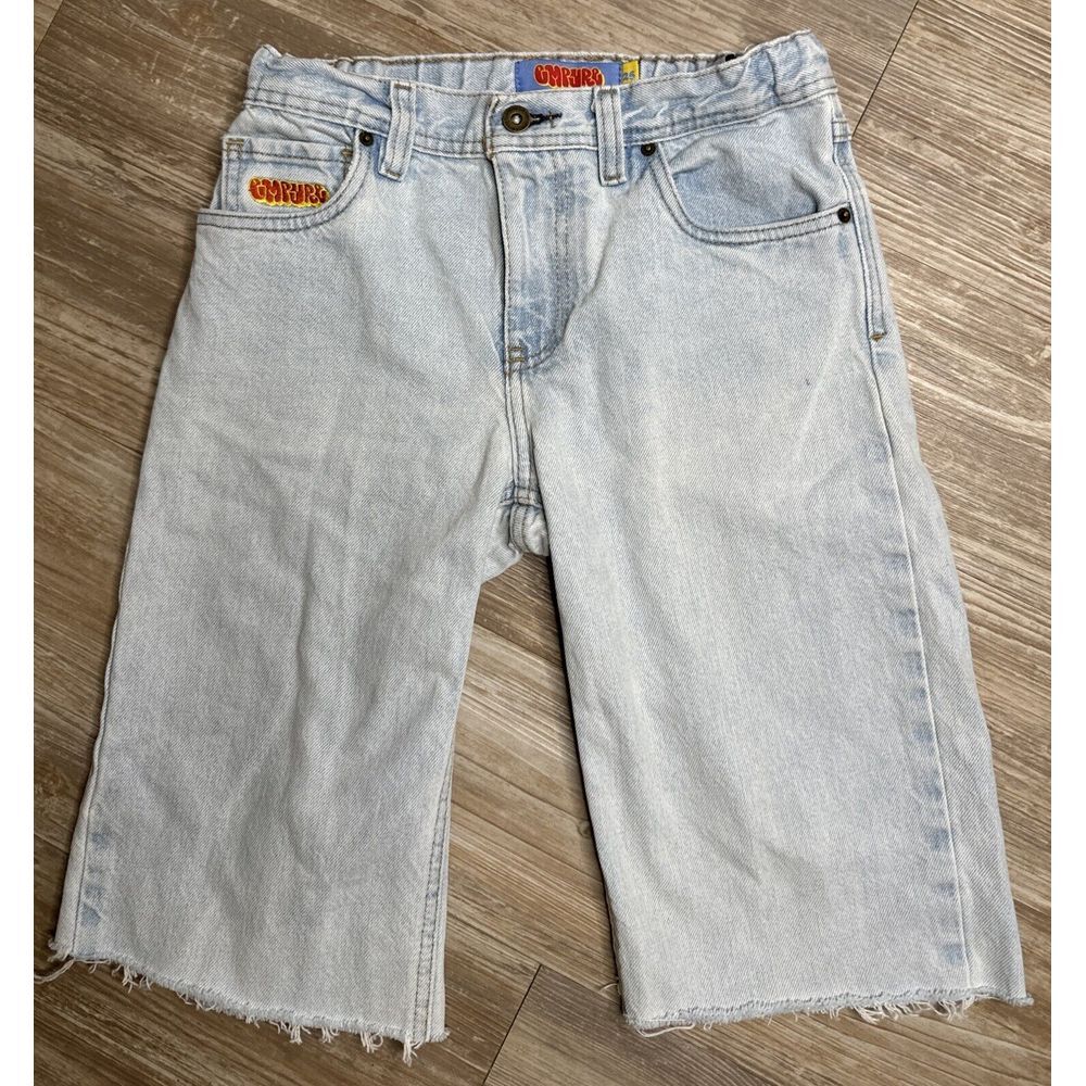 Empyre Light Wash Denim Cutoff Jeans Shorts - Light Blue